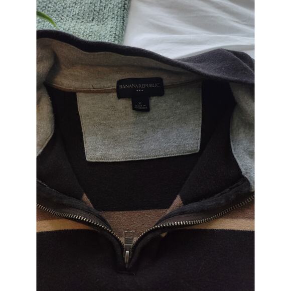 Banana Republic Men's half zip chocolate pullover XL - Picture 4 of 4